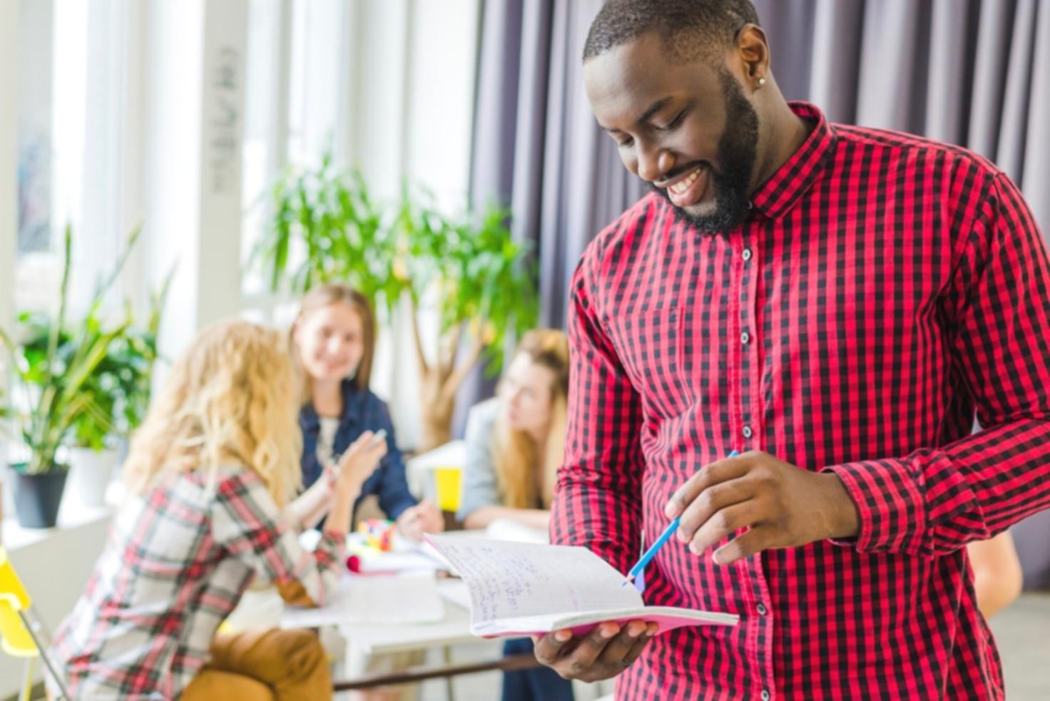 Financial analysts reviewing market data and investment portfolios